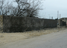 Baku's Nardaran township being landscaped. Azerbaijan, 25 Jan. 2016